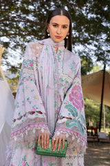 M B Eid Luxe Royale – Embroidered Elegance Digital Printed Lawn 3PC Suit