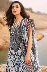 Asifa Nabeel Premium Digital Lawn 3PC Suit โ Summer- S11