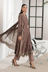 MB Luxury Digital Lawn – 3PC Unstitched Suit-2213-A