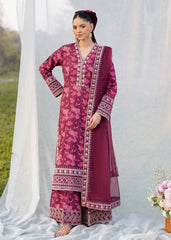 Premium Summer Lawn Collection 2026 – 3 Piece Embroidered Suit- S12