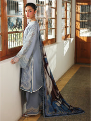 BNLY Luxury Embroidered Lawn Unstitched Suit-2216-A
