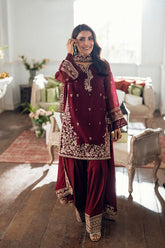 Rangzaib “Eid Noor” Luxury Embroidered 3PCS Suit – Festive Edition