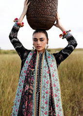 Hussain Rehar Fancy Frock Edition-3PC Unstitched Premium Lawn Suit-H1