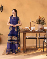 SR Premium Embroidered Lawn Unstitched Suit-2212-A