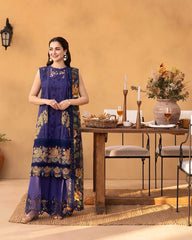 SR Premium Embroidered Lawn Unstitched Suit-2212-A