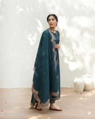 Maharani Noor Luxe β26 Premium Unstitched Lawn Suit-S22