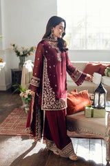 Rangzaib “Eid Noor” Luxury Embroidered 3PCS Suit – Festive Edition