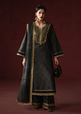 Humjoli Noor Festive Lawn ’26 3PC Unstitched Premium Lawn Suit-E23