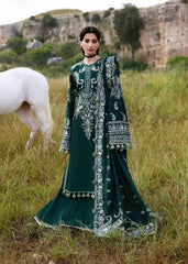 M B Lawn Hit Collection 2026 – Premium 3 Piece Embroidered Lawn Suit