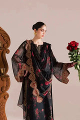 IZ Luxury Digital Lawn – 3PC UnstitchedSuit-2214-A