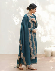 Maharani Noor Luxe β26 Premium Unstitched Lawn Suit-S22