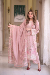 Aneela Lawn Elegance 2026 – Luxury 3PC Unstitched Suit Edition-A111