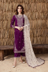 Batik Noor-E-Eid Lawn 3PC unstitched lawn suit-E90