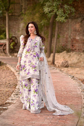 Aneela Noor Luxe – Eid Edition-3PC Unstitched Suit-E190