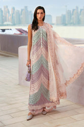Maria B Eid Signature Luxe Lawn– Chikankari Embroidered 3PC Suit-E25