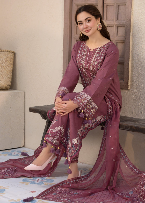 Rangzaib “Noor-e-Sahar” Premium Embroidered 3PCS Suit – Eid Essentials