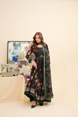 Faiza Saqlain Summer Collection 2026 – Premium Lawn Frock 3 Piece Unstitched Suit-S2
