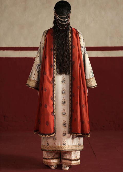 Humjoli Noor Festive Lawn ’26 3PC Unstitched Premium Lawn Suit-E24
