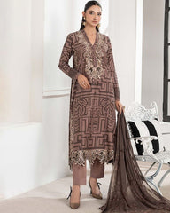 MB Luxury Digital Lawn – 3PC Unstitched Suit-2213-A