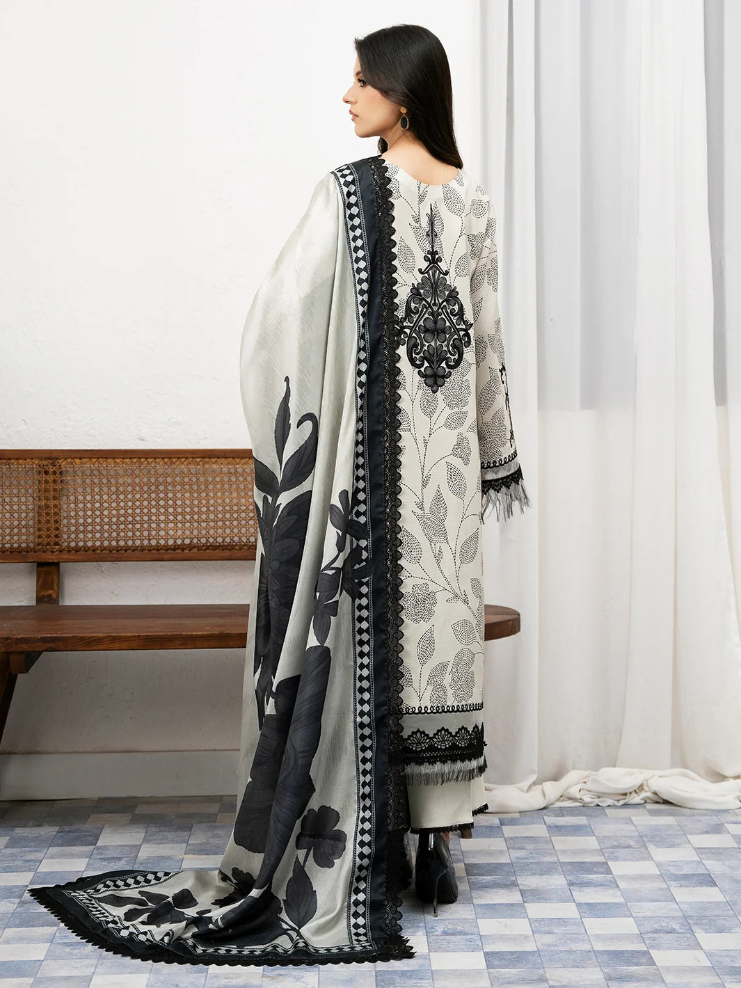 73-B | 3 PC LAWN UNSTITCHED