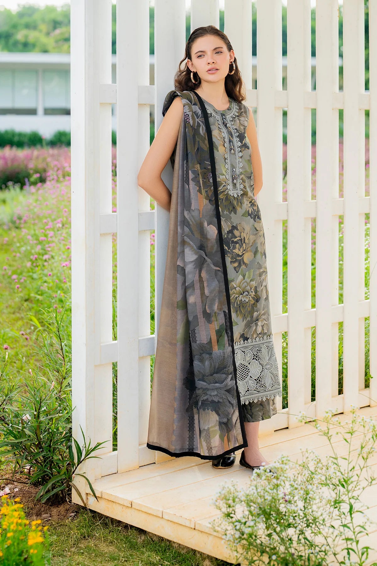 BRQ Elegance Summer ’26 – 3PC Lawn Suit-2224-A