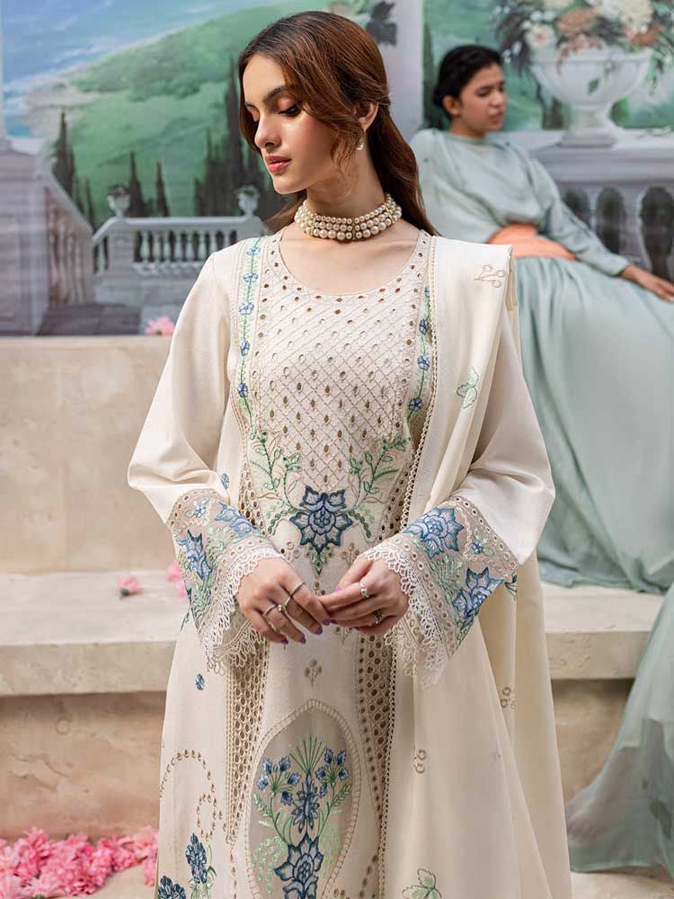 Sana Safinaz Lawn Royale 2026 – Premium 3PC Unstitched Suit Edition-A222