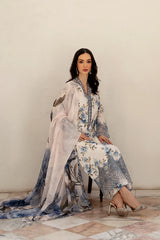 Mehr-un-Nisa Digital Luxe ’26 3PC Premium Unstitched Lawn Suit-L11
