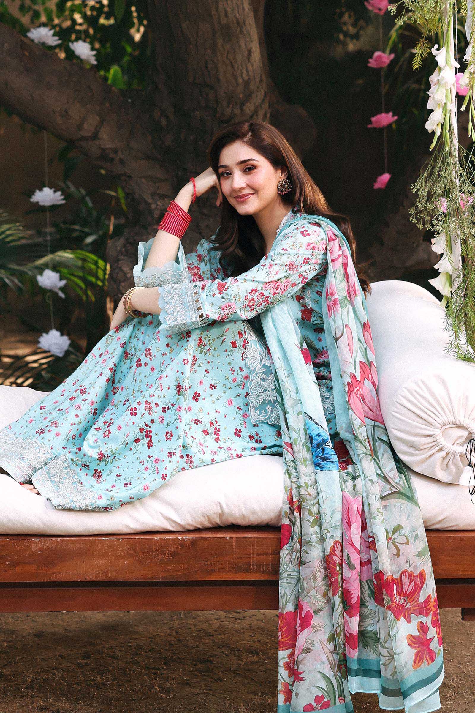 MPT 03 Piece Unstitched Suit-2218-A