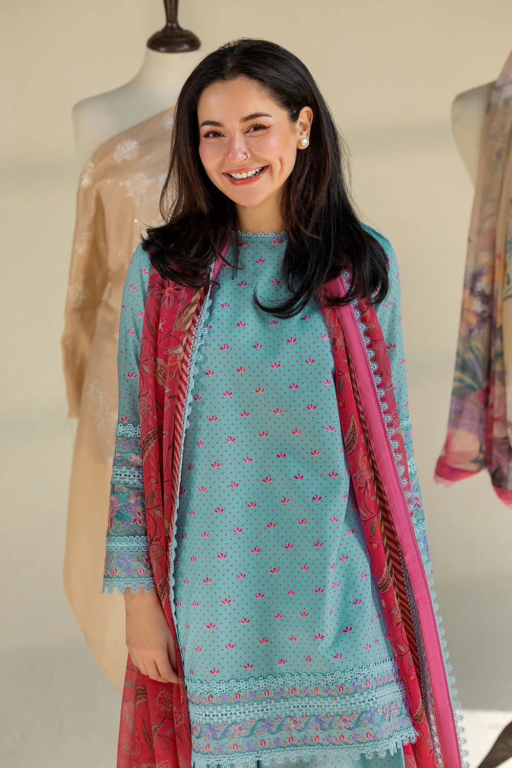 Sobia Nazir Eid Elegance – Premium 3PC Lawn Unstitched Suit Edition-E11