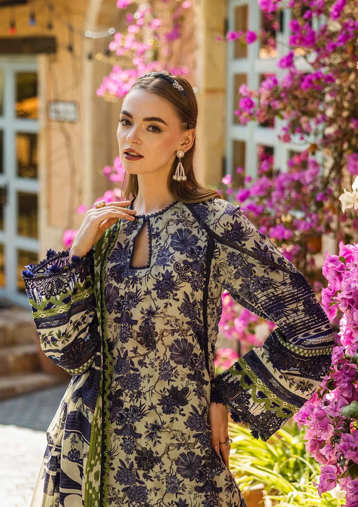 ILF Premium Printed Lawn 03 PC Unstitched Suit-2217-A