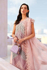 Maria B Eid Signature Luxe Lawn– Chikankari Embroidered 3PC Suit-E25