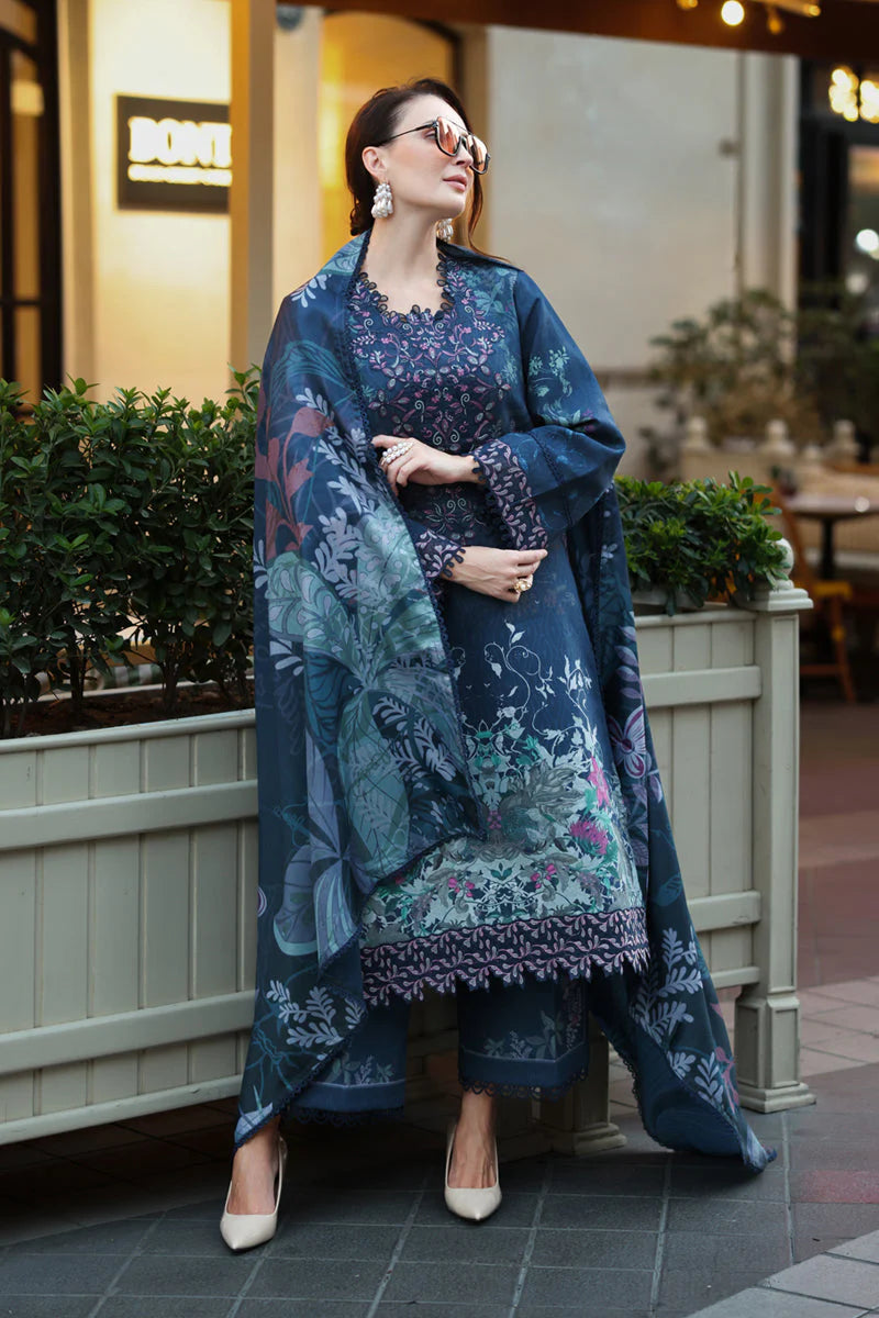 RangRasiya Eid Luxe Lawn 3PC – Rangzaib Collection-E14