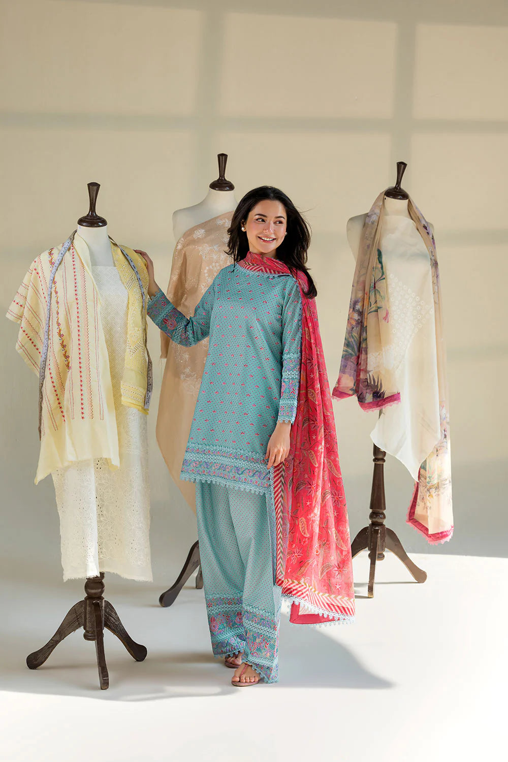 Sobia Nazir Eid Elegance – Premium 3PC Lawn Unstitched Suit Edition-E11