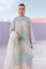 Maria B Eid Signature Luxe Lawn– Chikankari Embroidered 3PC Suit-E24