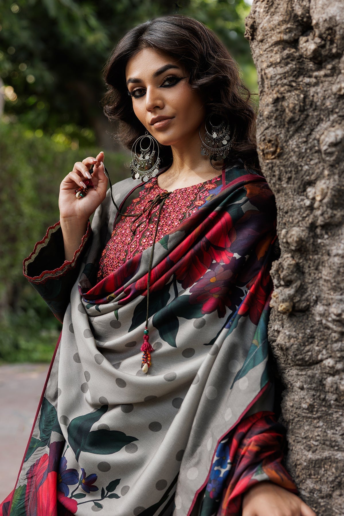 CHRM Luxury Digital Lawn – 3PC Unstitched Suit-2212-A