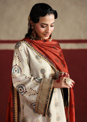 Humjoli Noor Festive Lawn ’26 3PC Unstitched Premium Lawn Suit-E24