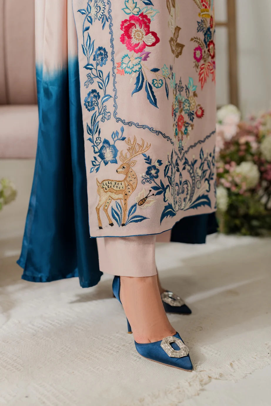Rangzaib Luxe – 3PC Embroidered Lawn Suit-2228-R