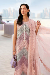 Maria B Eid Signature Luxe Lawn– Chikankari Embroidered 3PC Suit-E25