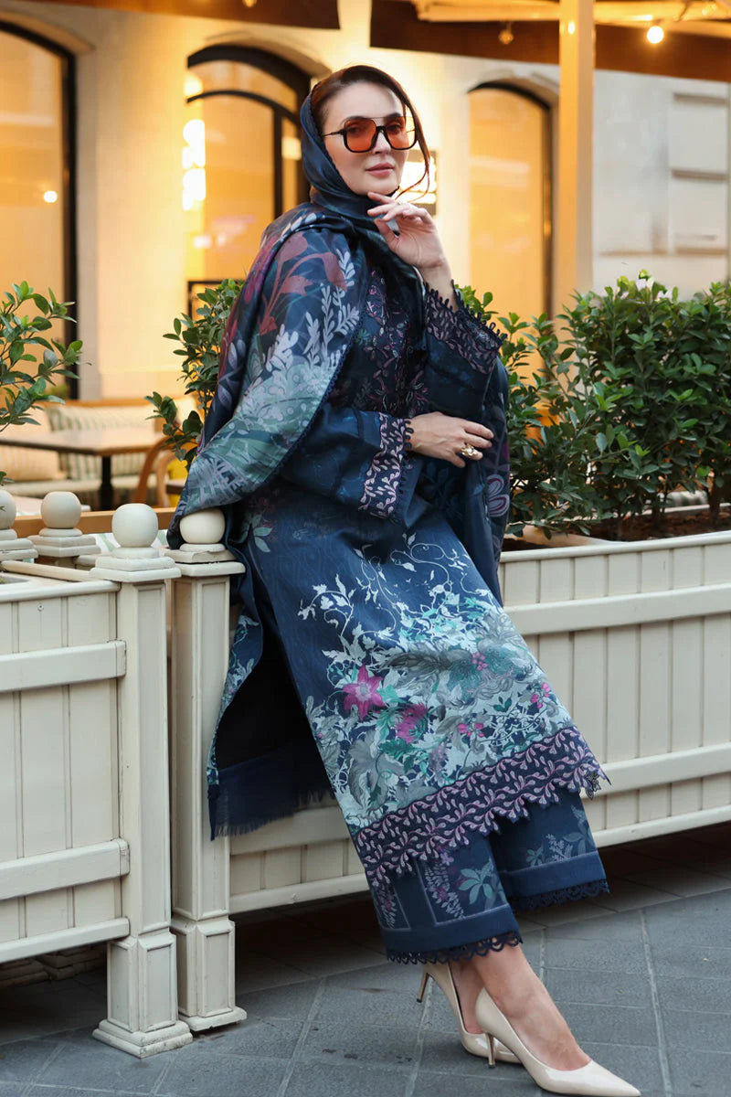 RangRasiya Eid Luxe Lawn 3PC – Rangzaib Collection-E14