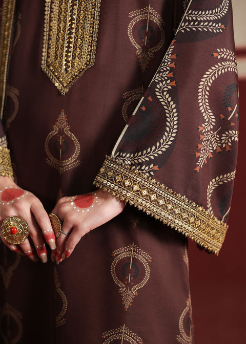 Humjoli Noor Festive Lawn ’26 3PC Unstitched Premium Lawn Suit-E22