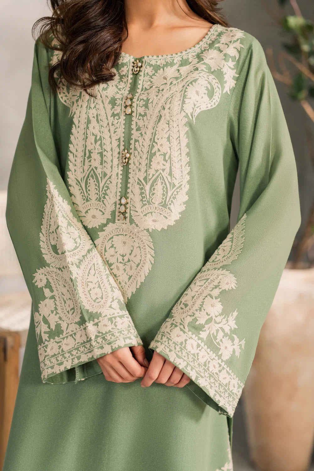 A&N Premium Eid ul Azha Embroidered Lawn Suit – 3PC Unstitched