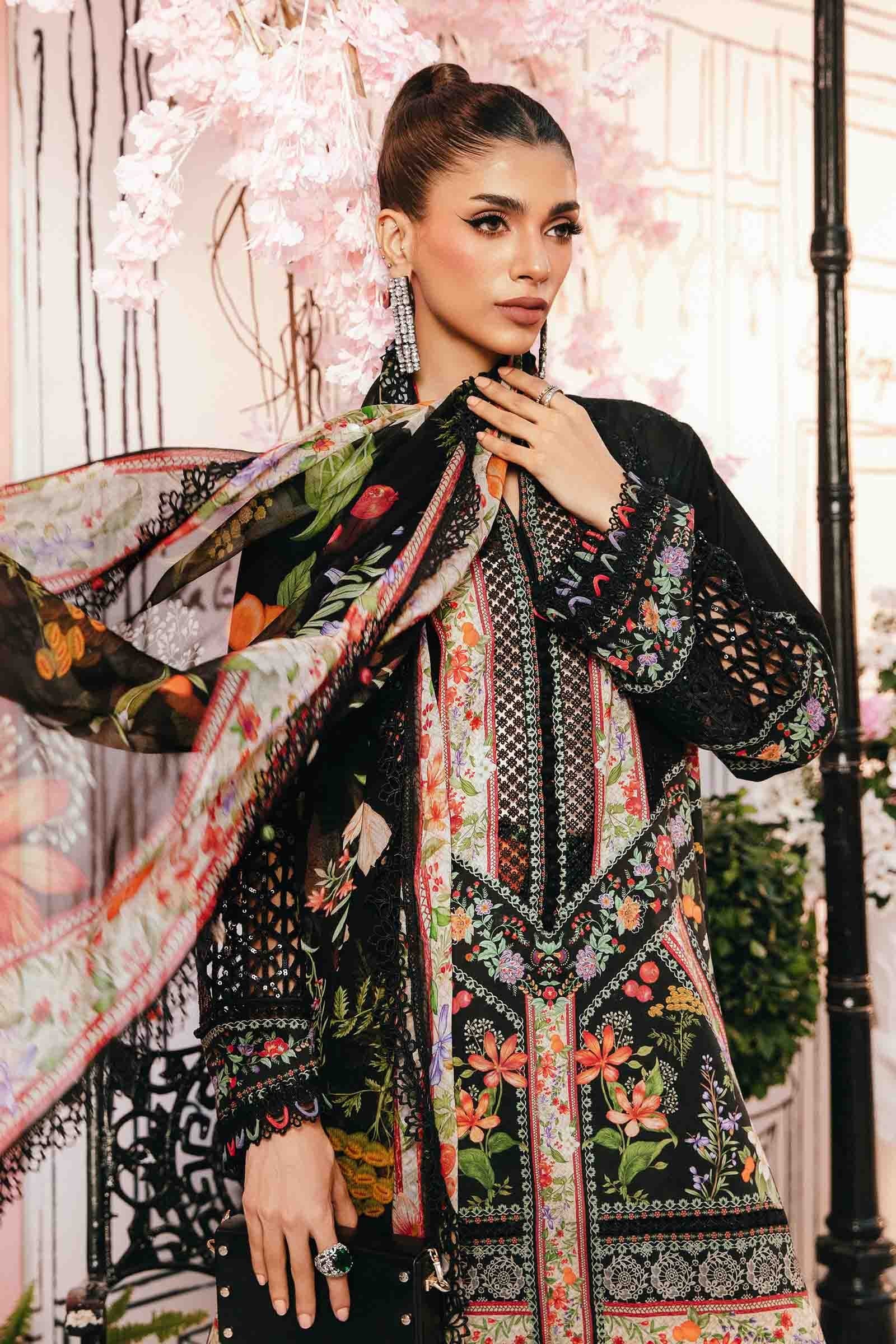 Maria B Premium Digital Lawn Collection 2026 – 3 Piece Unstitched Suit