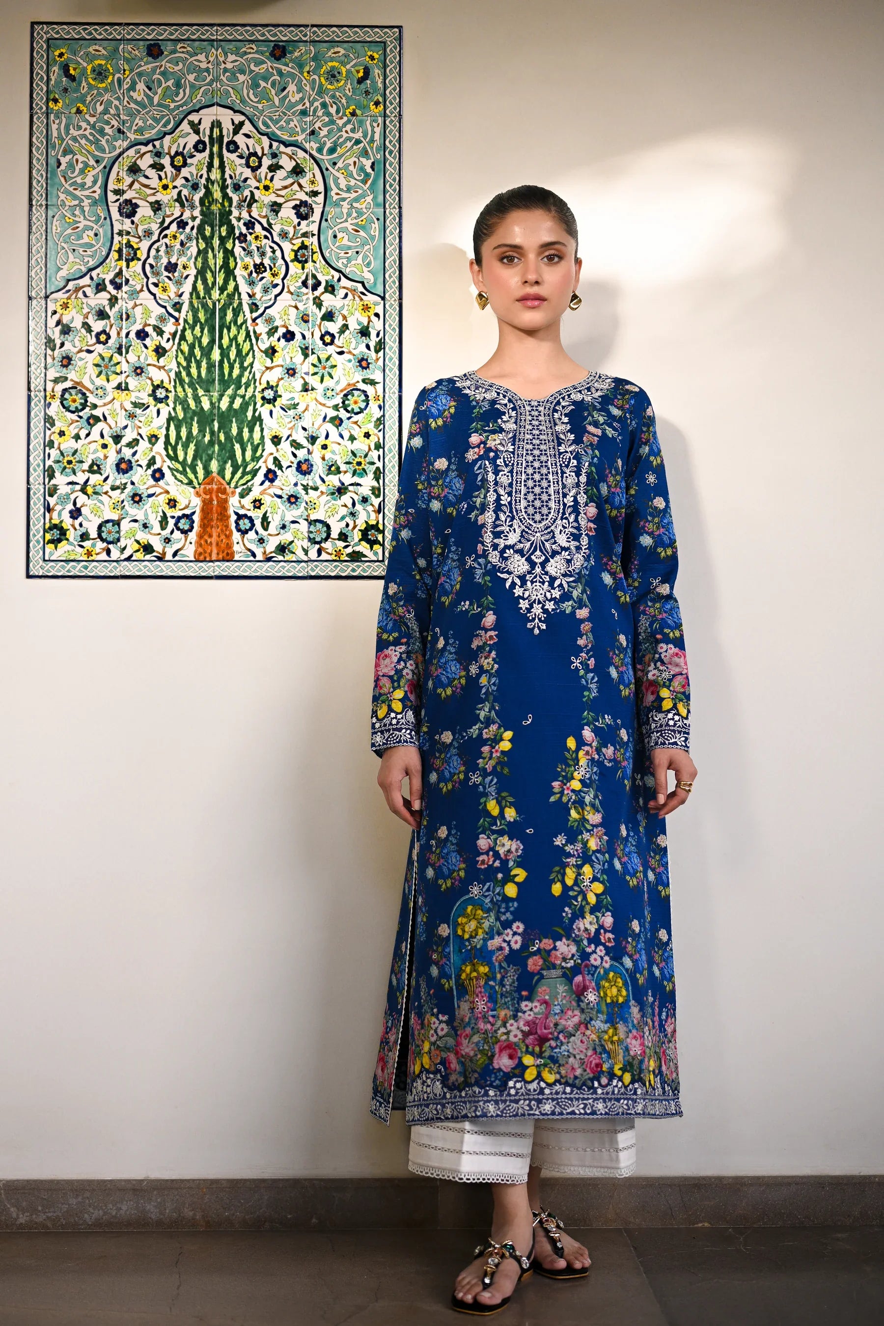 MIDNIGHT IN MAY LUXURY PRINTED EMBROIDERED LAWN SUITE RANGZAIB