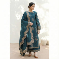 Maharani Noor Luxe ’26 Premium Unstitched Lawn Suit-S22