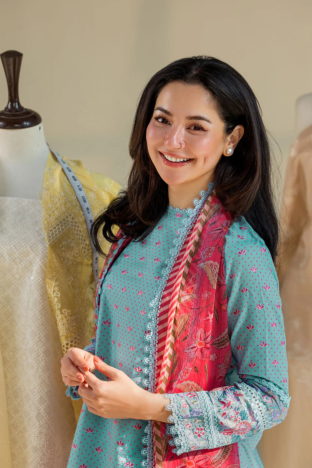 Sobia Nazir Eid Elegance – Premium 3PC Lawn Unstitched Suit Edition-E11