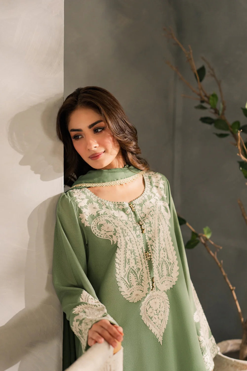 A&N Premium Eid ul Azha Embroidered Lawn Suit – 3PC Unstitched