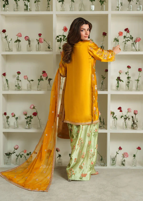 Zainab Chottani Silk 2026 – Premium 3 Piece Unstitched Embroidered Silk Suit