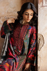 CHRM Luxury Digital Lawn – 3PC Unstitched Suit-2212-A
