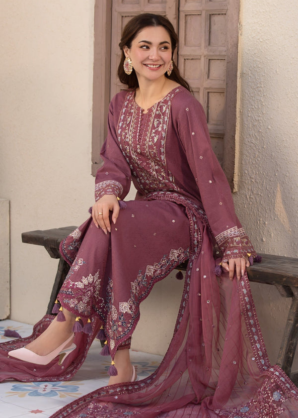 Rangzaib “Noor-e-Sahar” Premium Embroidered 3PCS Suit – Eid Essentials