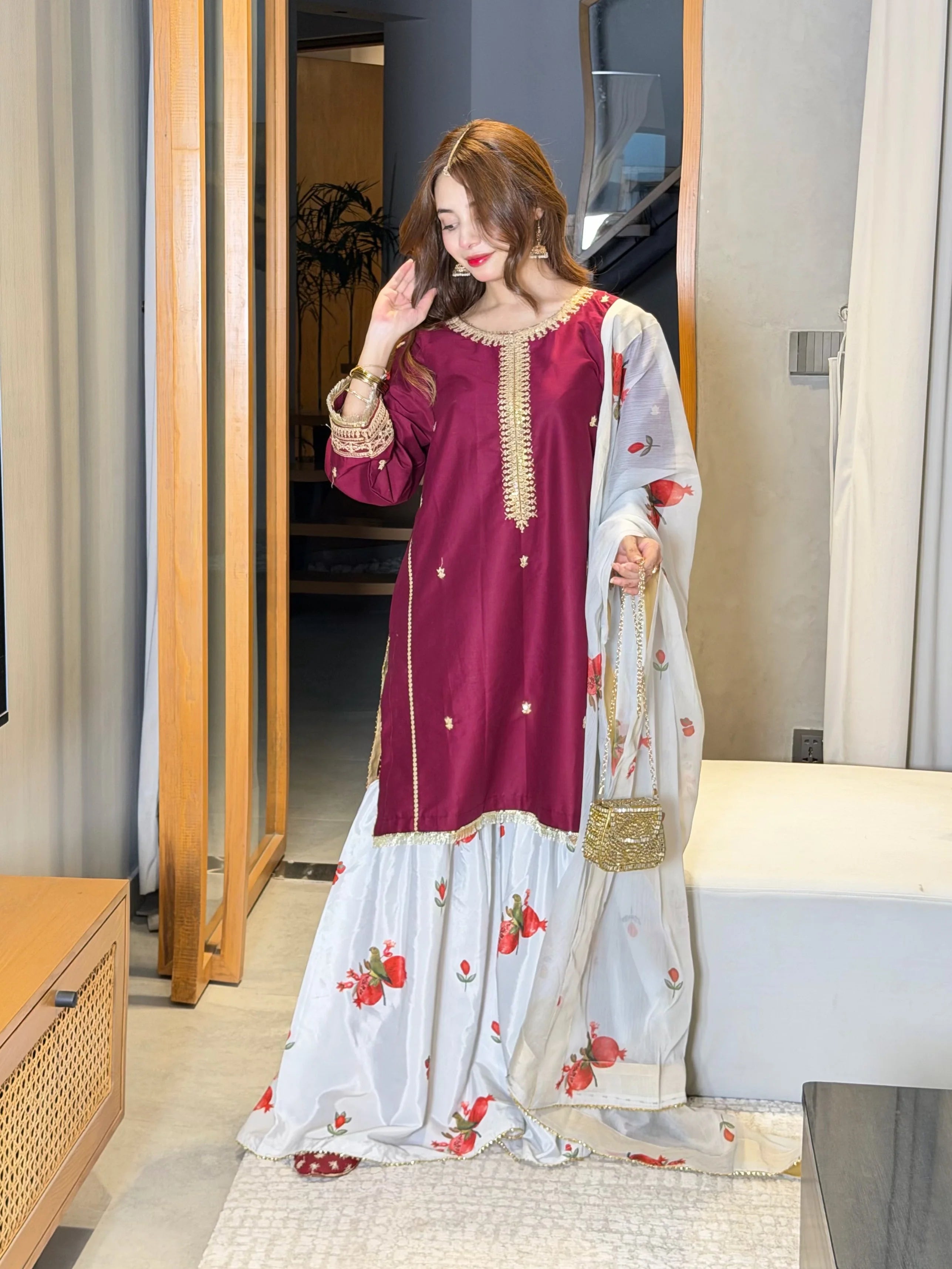 Zara Shahjahan Silk – Premium 3 Piece Unstitched Silk Suit Hit Code